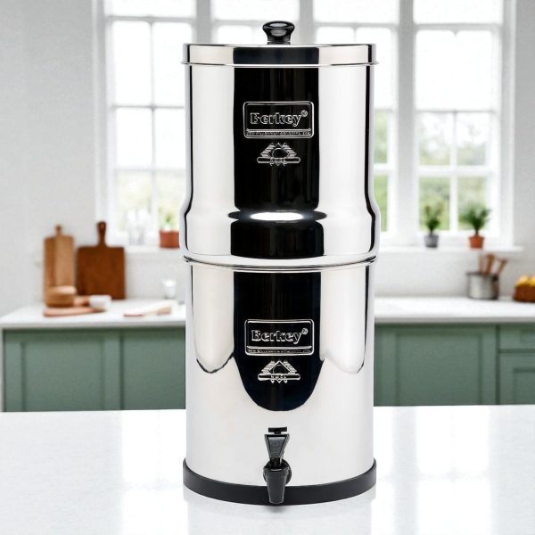 Big Berkey Water Filter (Filters 2.25 Gallons - 19.25" Tall)