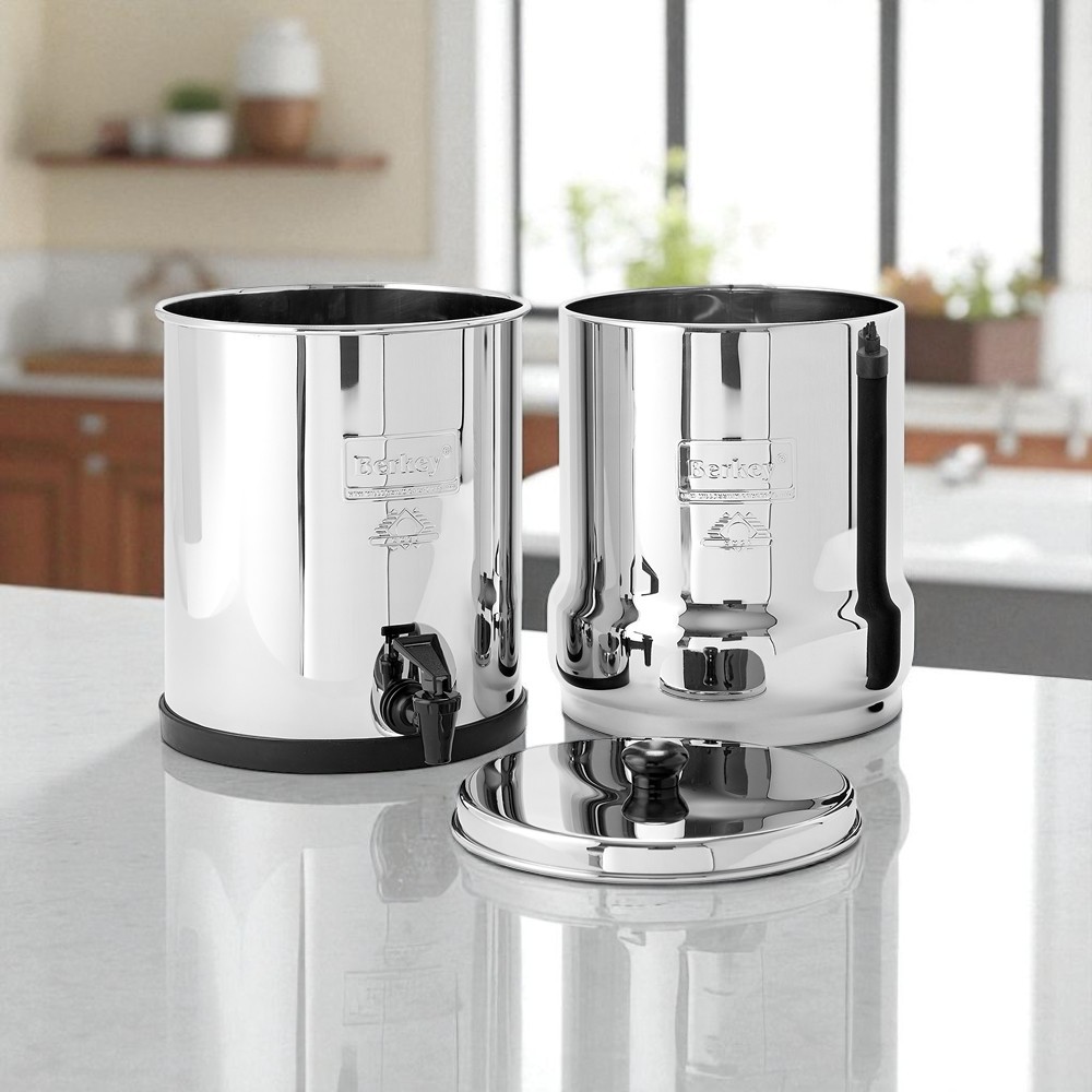 Blemished Crown Berkey Water Filter (Filters 6 Gallons - 30" Tall)